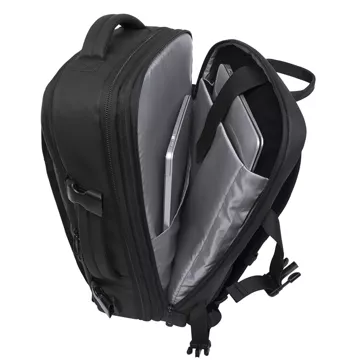 Reiserucksack Bange BackPack Business erweiterbarer Rucksack Geräumige Tasche für 17,3-Zoll-Laptop mit USB-Anschluss Schwarz