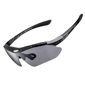 Rockbros 10003 polarisierte Fahrradbrille – schwarz