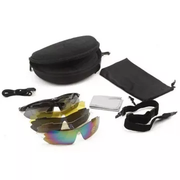 Rockbros 10003 polarisierte Fahrradbrille – schwarz