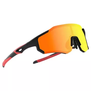 Rockbros 10182 polarisierende Fahrradbrille – rot