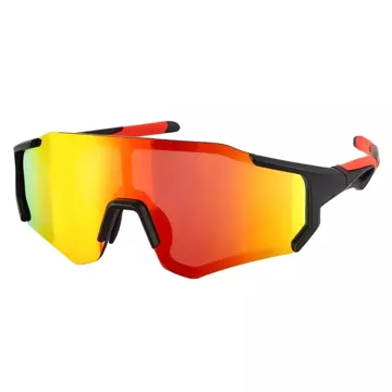 Rockbros 10182 polarisierende Fahrradbrille – rot