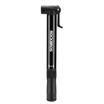 Rockbros 42320010001 Handpumpe für Fahrradschrauber – Schwarz