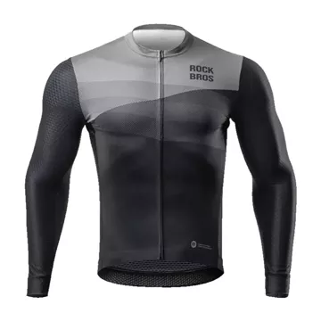 Rockbros Radtrikot 15120009002 Langarm Frühjahr/Sommer M – Schwarz