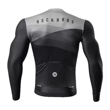 Rockbros Radtrikot 15120009002 Langarm Frühjahr/Sommer M – Schwarz