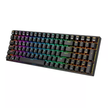 Royal Kludge RK100 RGB mechanische Tastatur, roter Schalter (schwarz)