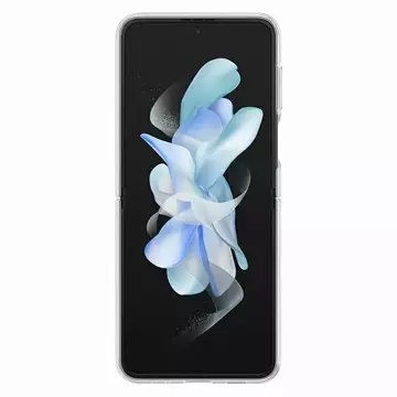 Samsung Hülle EF-OF721CTEGWW für Samsung Galaxy Z Flip 4 Transparenter transparenter Abdeckungsring