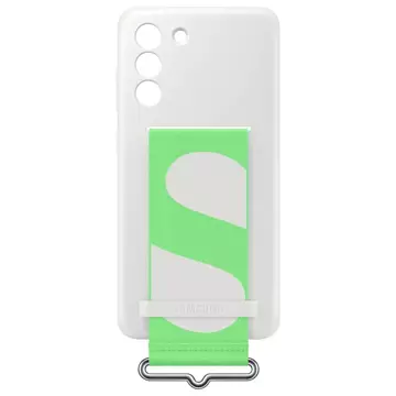 Samsung strap silikonhülle für samsung galaxy s21 fe weiß (ef-gg990twe)