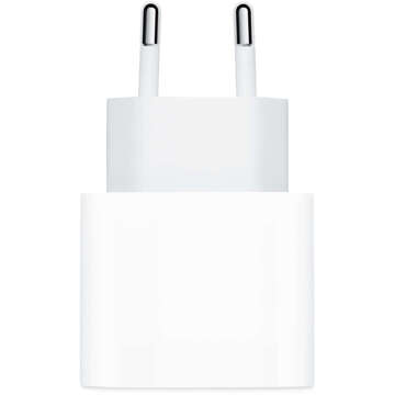 Schnelles 30-W-USB-C-Wandladegerät USB Typ C GaN PD für iPhone Alogy Cube Weißes USB-C-Kabel 1 m