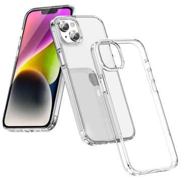 Schutzhülle Alogy Hybrid Case für Apple iPhone 14 Plus Klarglas