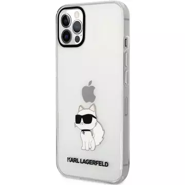 Schutzhülle Karl Lagerfeld KLHCP12MHNCHTCT für Apple iPhone 12 /12 Pro 6.1" transparente Hardcase Ikonik Choupette