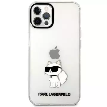 Schutzhülle Karl Lagerfeld KLHCP12MHNCHTCT für Apple iPhone 12 /12 Pro 6.1" transparente Hardcase Ikonik Choupette