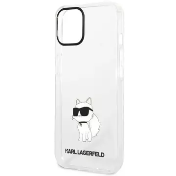 Schutzhülle Karl Lagerfeld KLHCP12MHNCHTCT für Apple iPhone 12 /12 Pro 6.1" transparente Hardcase Ikonik Choupette