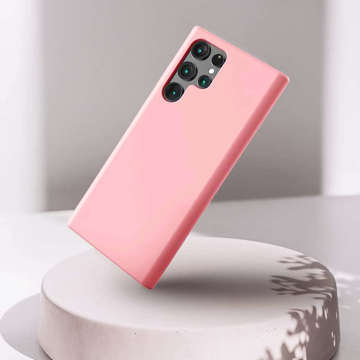 Schutzhülle für Alogy Thin Soft Case für Samsung Galaxy S22 Ultra Pink