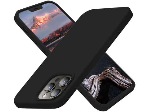 Schutzhülle für Alogy Thin Soft Case für iPhone 13 Pro Max schwarz