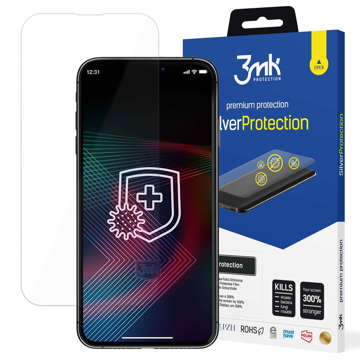 Schutzhülle für Apple iPhone 14/14 Pro 3mk SilverProtection