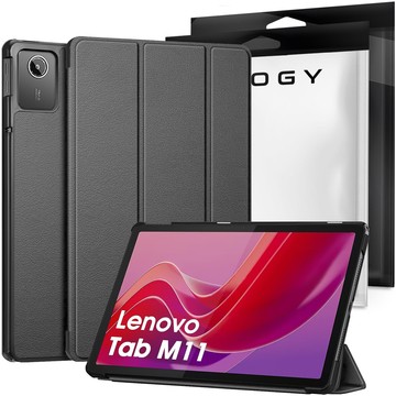 Schutzhülle für Lenovo Tab M11 10,95 Zoll TB330FU / TB330XU / TB331FC, Buchhülle mit Klappgehäuse, Schutzhülle Alogy, Grau