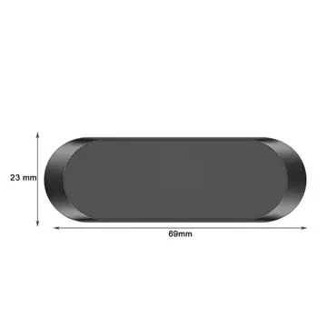 Selbstklebende magnetische Autohalterung für Armaturenbrett schwarz