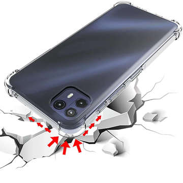 ShockProof Alogy Hülle für Motorola Moto G50 5G Saipan Transparent