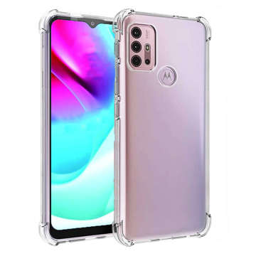 ShockProof Alogy Silicone Armor Case für Motorola Moto G10 / G20 / G30 Transparent