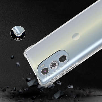 ShockProof Alogy Silikonhülle für Motorola Moto Edge 30 Pro Transparent