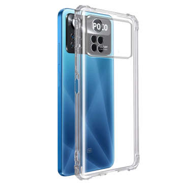 ShockProof Alogy Silikonhülle für Xiaomi Poco X4 Pro 5G Clear Glass