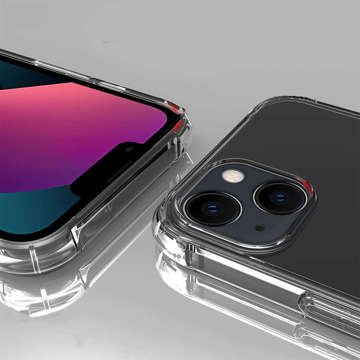 ShockProof Alogy gepanzerte Hülle für Apple iPhone 14 Plus Klarglas