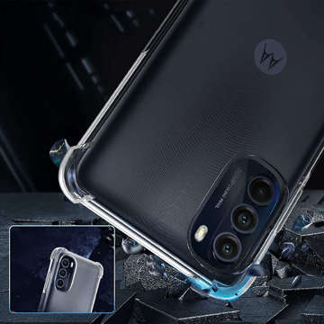 ShockProof Alogy gepanzerte Hülle für Motorola Moto G 5G 2022 Transparent