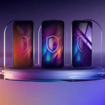 Sichtschutzglas für Apple iPhone 15 Pro 3mk Rainbow Privacy