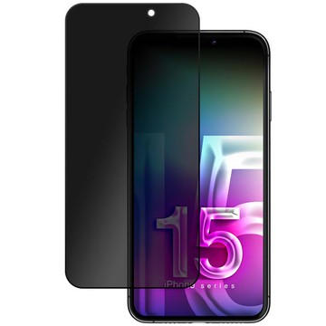 Sichtschutzglas für iPhone 15 Pro Max – 3mk HardGlass Max Privacy™ Anti-Spyware gehärtet