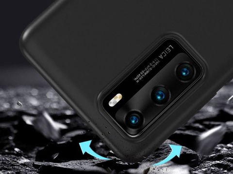 Silikonhülle Alogy Slim Case für Huawei P40 schwarz