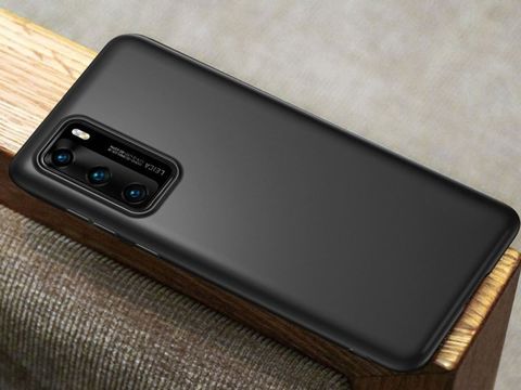 Silikonhülle Alogy Slim Case für Huawei P40 schwarz