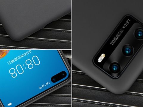 Silikonhülle Alogy Slim Case für Huawei P40 schwarz