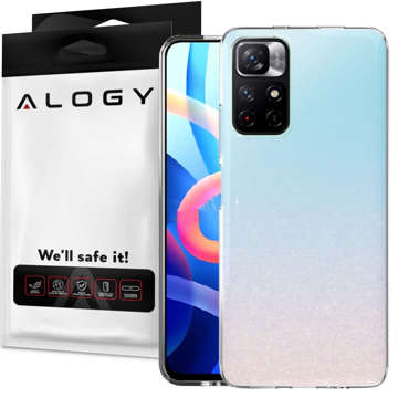 Silikonhülle Hülle Alogy für Xiaomi POCO M4 Pro transparent