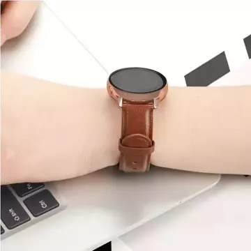 Smartwatch Armband Elegance Universalarmband für 22mm braun/braun