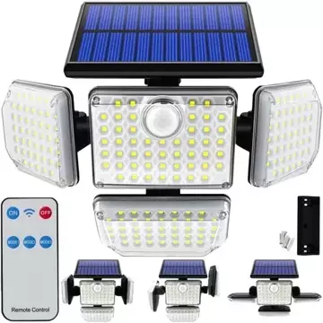 Solarlampe 171 superstarke LEDs mit einem Izoxis-Außenpanel