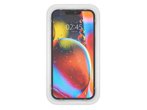 Spigen ALM Glass FC Panzerglas für Apple iPhone 13/13 Pro Schwarz