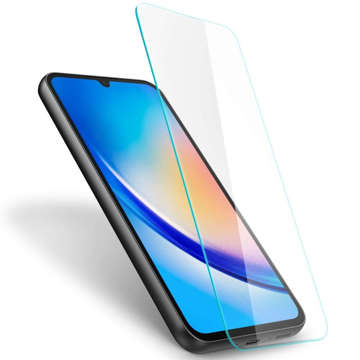 Spigen Glas.TR Slim 2er-Pack Panzerglas für Samsung Galaxy M34 5G Klar