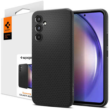 Spigen Liquid Air Phone Case Gepanzerte Hülle für Samsung Galaxy A54 5G Mattschwarzes Glas