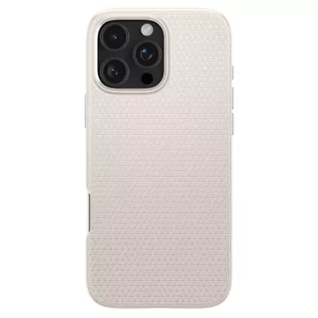 Spigen Liquid Air Rückseite für Apple iPhone 16 Pro, natürliches Titan