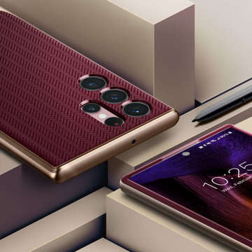 Spigen Neo Hybrid Hülle für Samsung Galaxy S22 Ultra Burgund