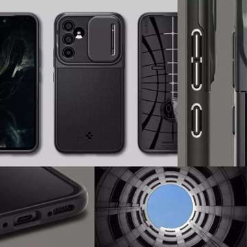 Spigen Optik Armor Schutzhülle für Samsung Galaxy A54 5G Schwarz