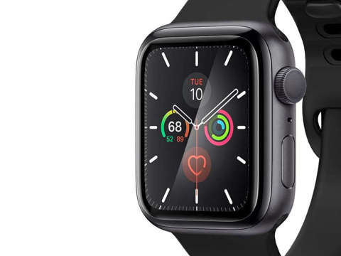 Spigen ProFlex Ex Fit x2 Hybridglas für Apple Watch 4/5/6 / SE 40mm Schwarz