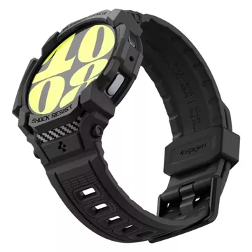 Spigen Rugged Armor „PRO“ Hülle für Samsung Galaxy Watch 7 (40 mm) Mattschwarz