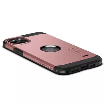Spigen Tough Armor MagSafe Hülle mit Ständer für iPhone 15 – Pink