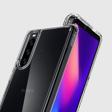 Spigen Ultra Hybrid Hülle für Sony Xperia 10 IV Kristallklares Glas