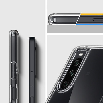 Spigen Ultra Hybrid Hülle für Sony Xperia 10 IV Kristallklares Glas
