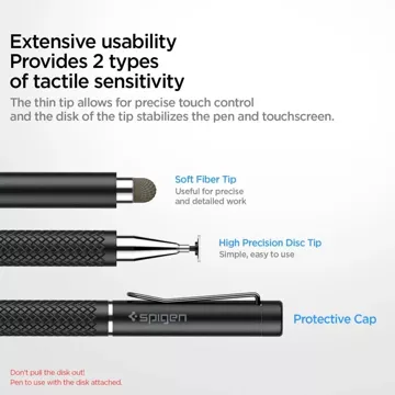 Spigen Universal Stylus Pen Schwarz