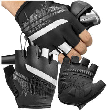 Sport Radfahren Fahrradhandschuhe Fahrradhandschuhe M RockBros fingerlos