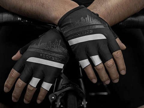 Sport Radfahren Fahrradhandschuhe Fahrradhandschuhe M RockBros fingerlos