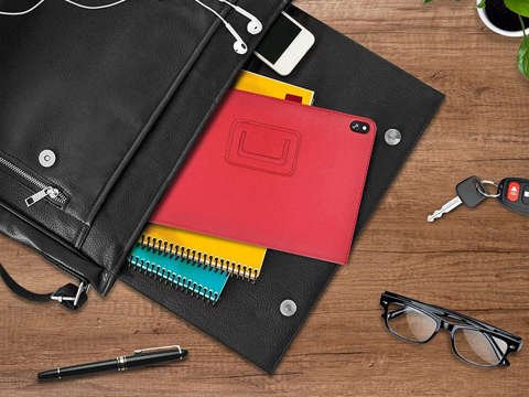 Ständerabdeckung Alogy Ständer für Lenovo Tab M10 10.1 TB-X505 F / L Red Foil Stylus Pen